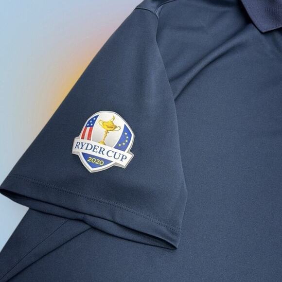RYDER CUP 2020 Men's Large Blue NIKE Polo Shirt - Picture 3 of 4